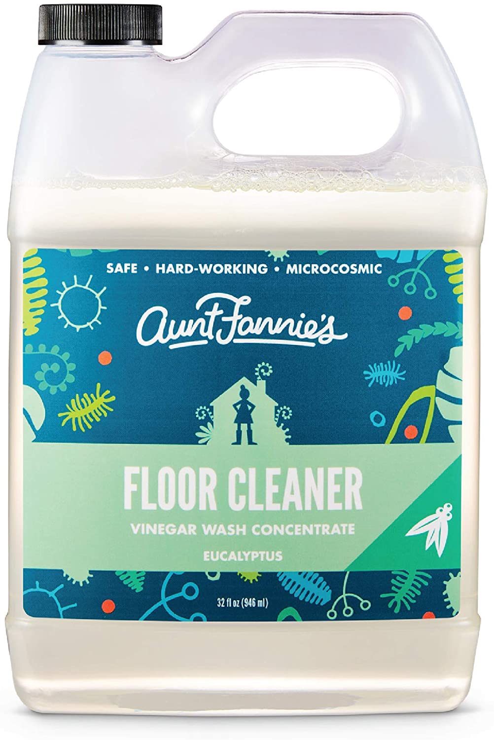 Aunt Fannie’s Vinegar Dilutable Kitchen Floor Cleaner, 32-Ounce