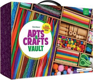 Dan&Darci Kids Art & Craft Supplies Variety Box, 1000-Piece