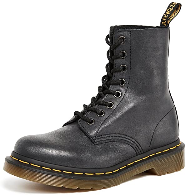 Dr. Martens Original Yellow-Stitched 8-Eye Women’s Leather Boots