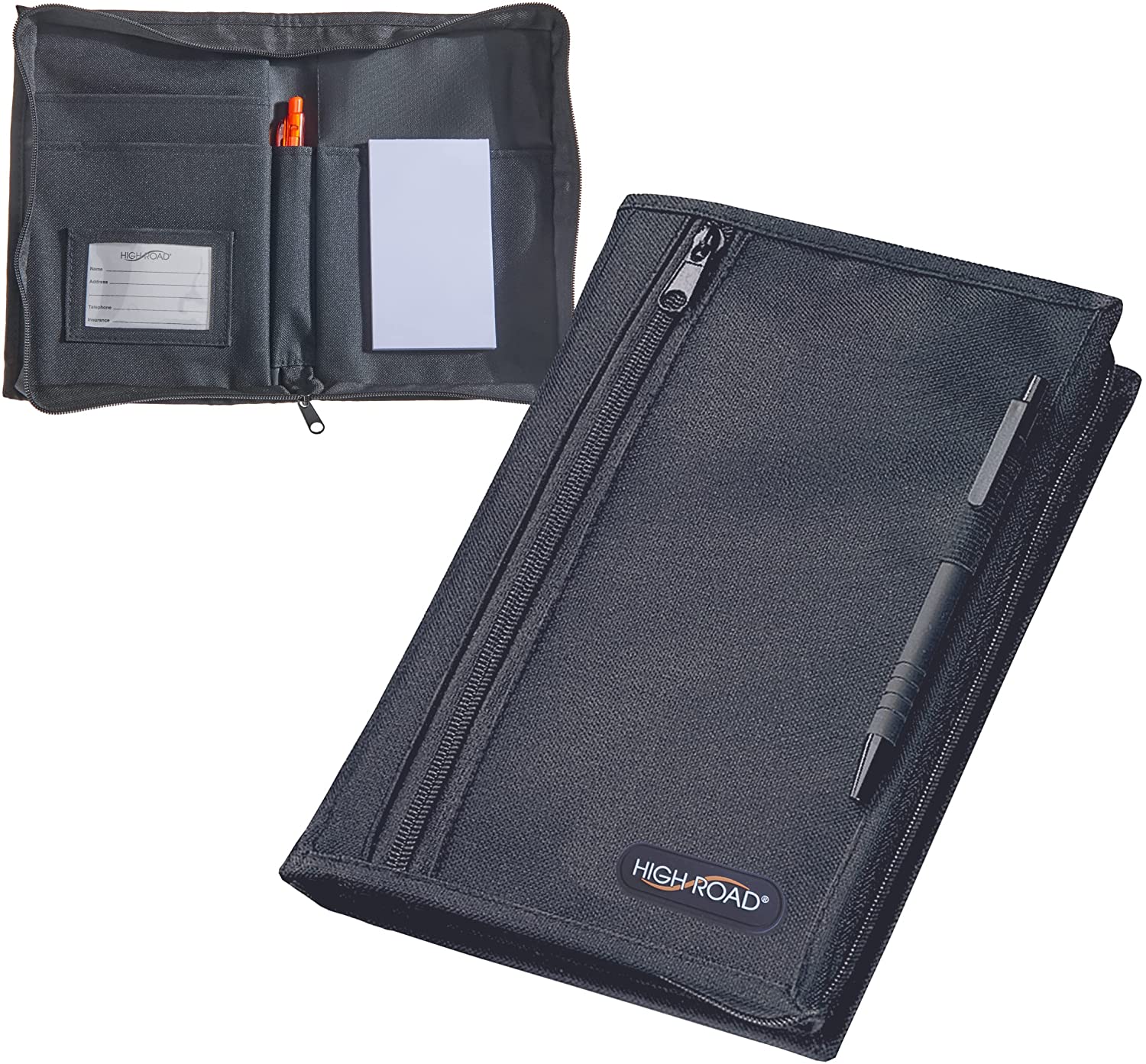 High Road 6-Pocket Auto Glove Box Document Console & Organizer