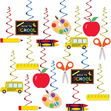 KatchOn Swirl Hanging Welcome Back Party School Decoration