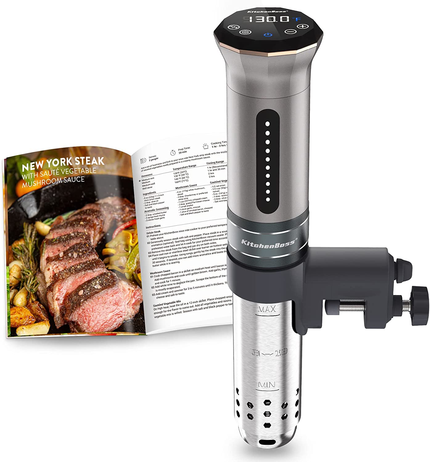 KitchenBoss Stainless Steel Sous Vide For The Home Cook