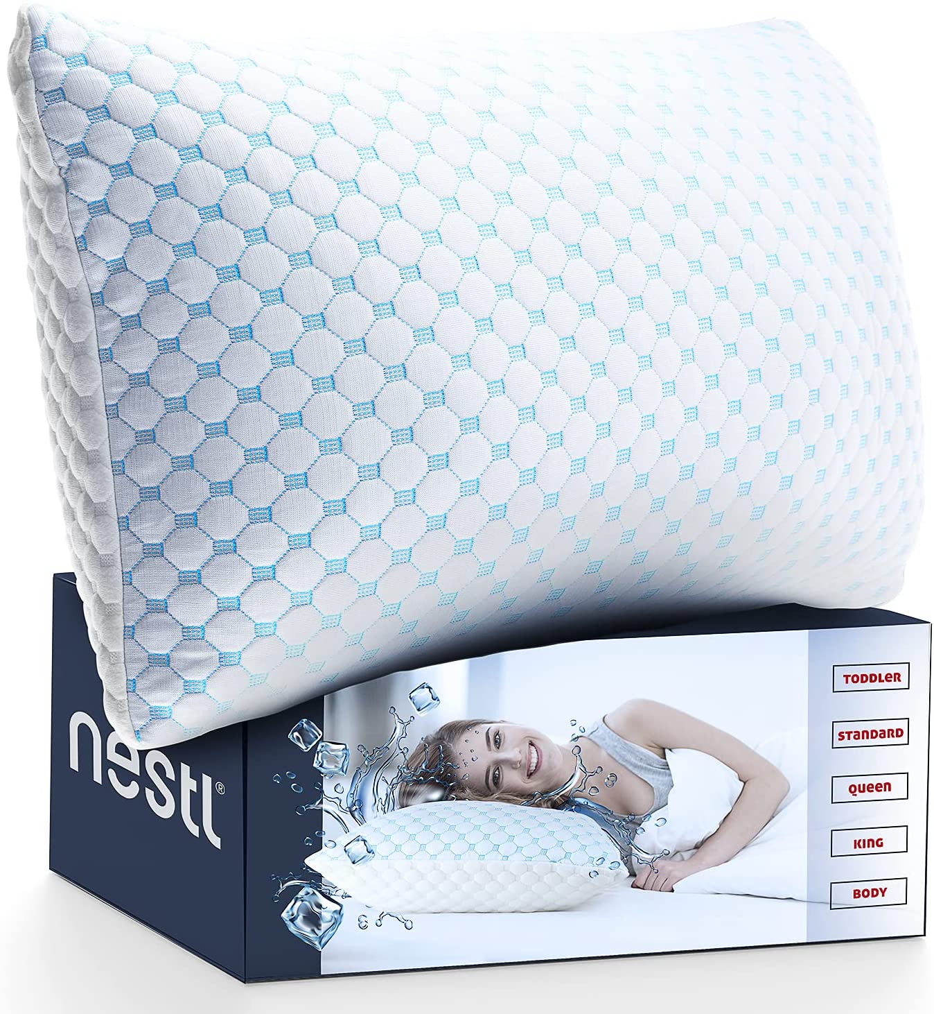 Nestl Double-Sided Customizable Cooling Pillow