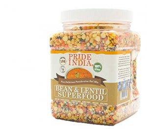 Pride Of India BPA & GMO Free Dried 5 Beans & Lentils Superfood Mix