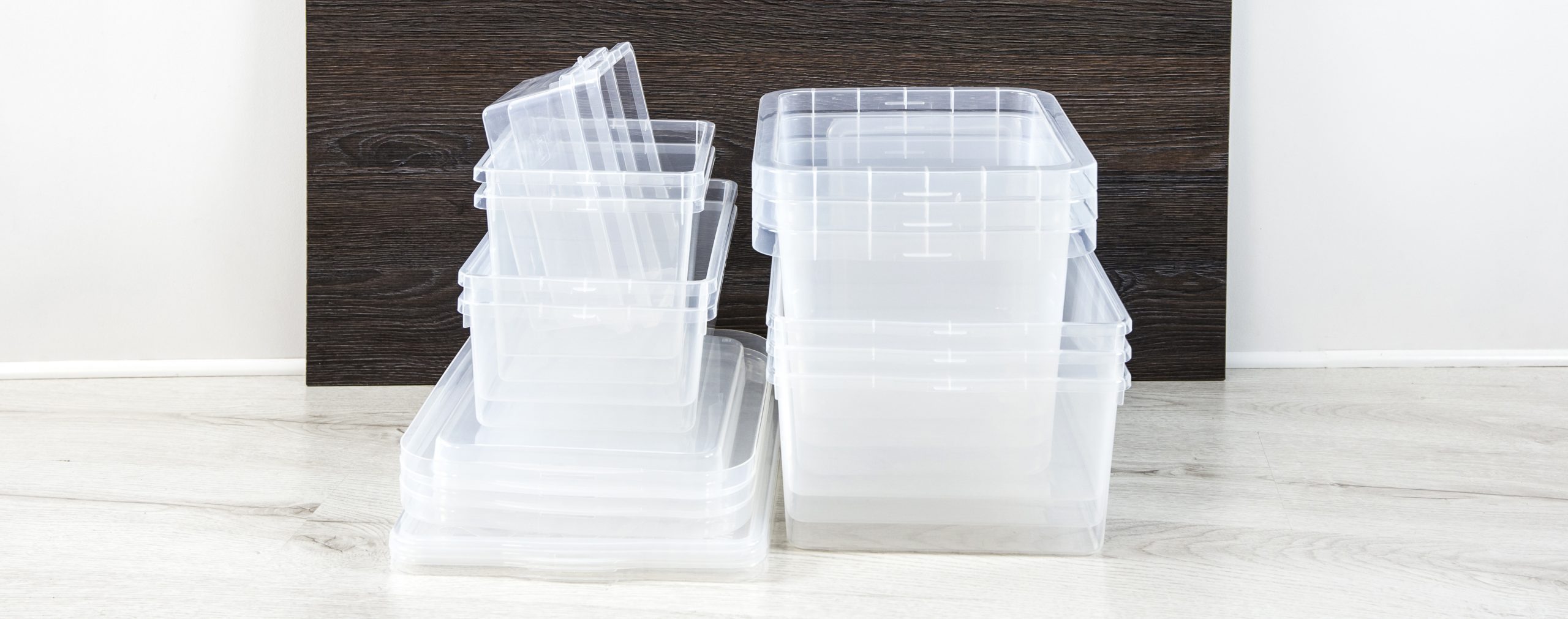 ClearSpace 12.5 x 9.5 x 7 Clear Plastic Storage Bins