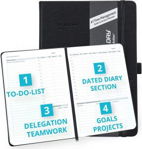 Action Day Weekly & Monthly Hardcover Diary Calendar
