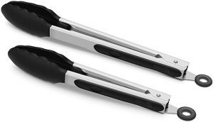 ALLWIN-HOUSEWARE BPA-Free Silicone Tip Tongs, 2-Pack