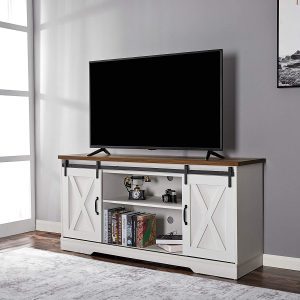 Amerlife Distressed Traditional Entertainment Center, 65-Inch