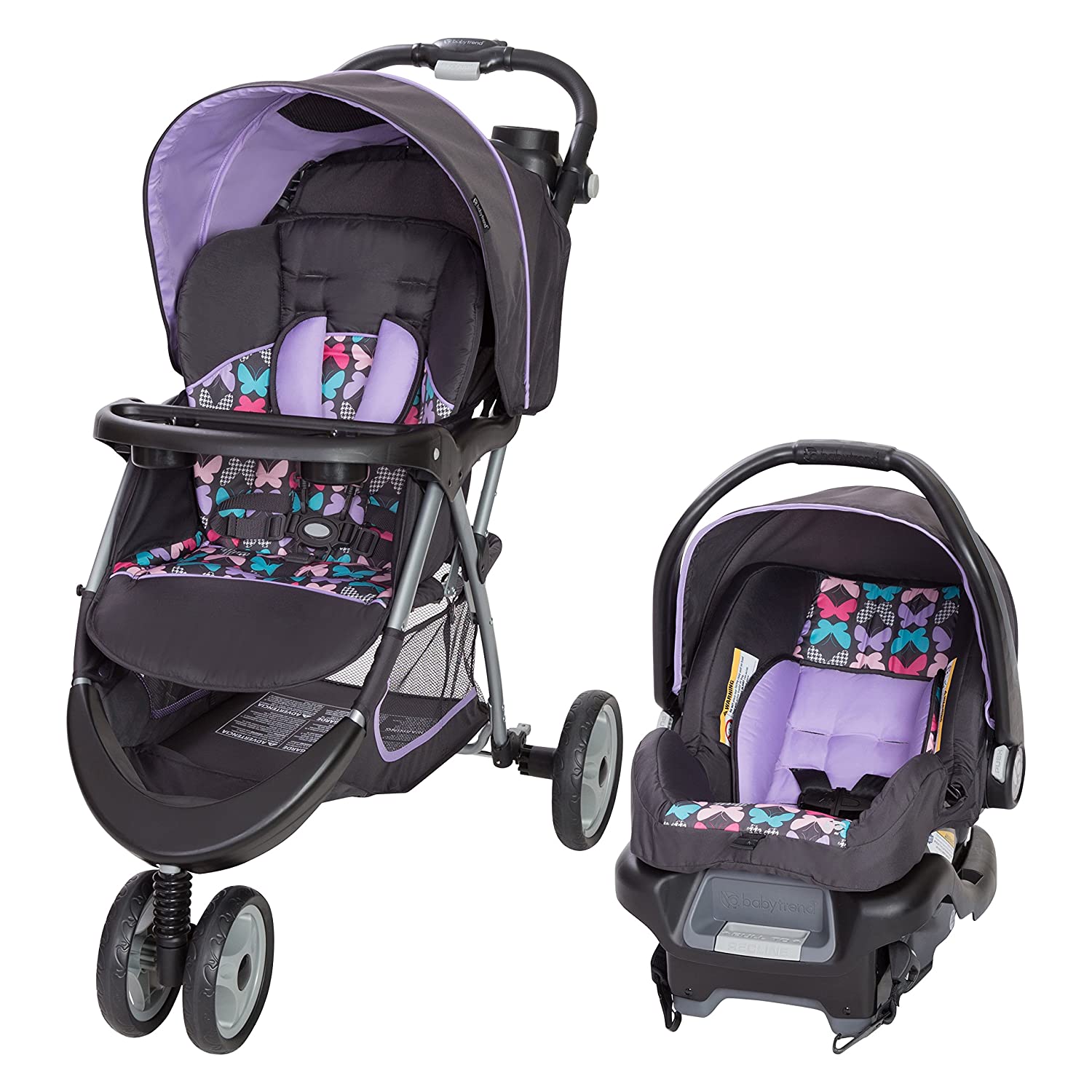 Baby Trend EZ Ride 35 Adjustable Handle Cup Holder Stroller