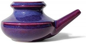 Baraka Non-Toxic Food-Grade Glazes Ceramic Neti Pot