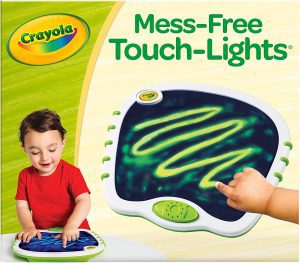 Crayola Touch Lights Musical Gel Surface Doodle Board Light-Up Toy For Kids