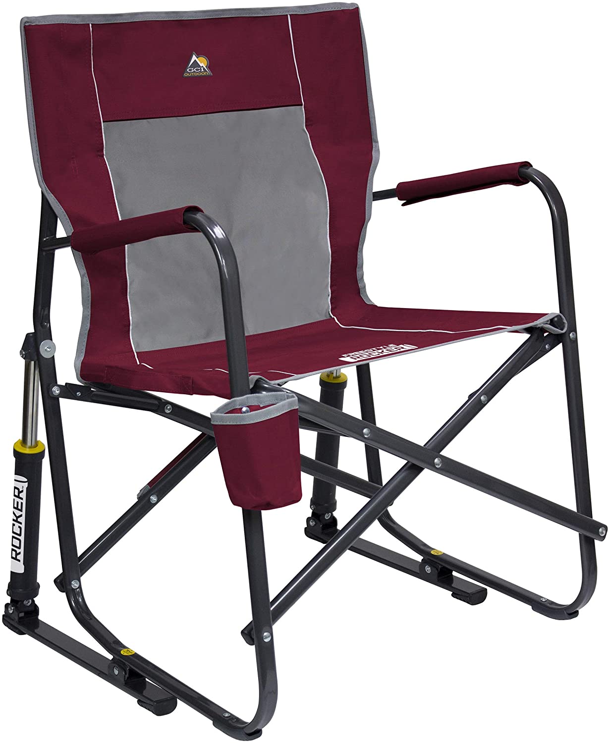 GCI Outdoor Freestyle Rocker Patented Spring-Action Fold-Up Rocking Chair