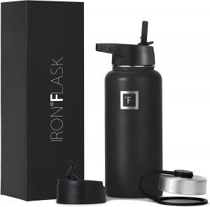Iron Flask 3 Different Leak-Proof Lids Water Bottle