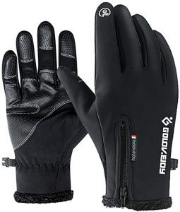 Jeniulet All-Finger Touchscreen Men’s Waterproof Gloves