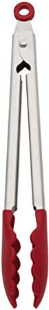 KitchenAid 10.26-Inch Stainless Steel Silicon Tip Tongs