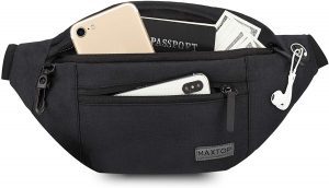 MAXTOP Theft-Proof Waterproof Fanny Pack