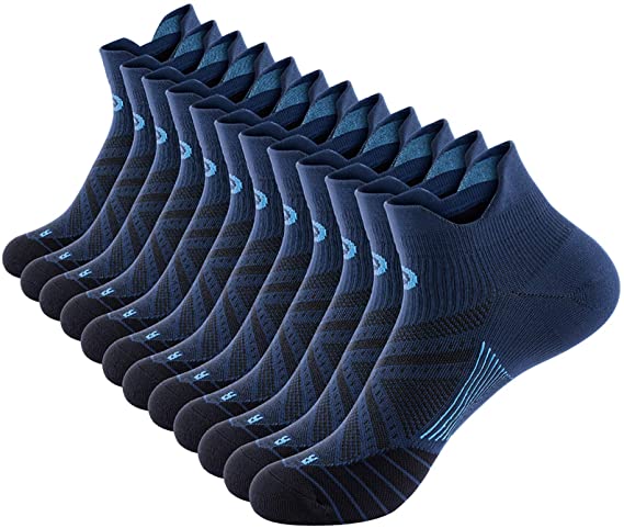 PAPLUS Ankle-Cut 15-20 mmHg Compression Running Socks