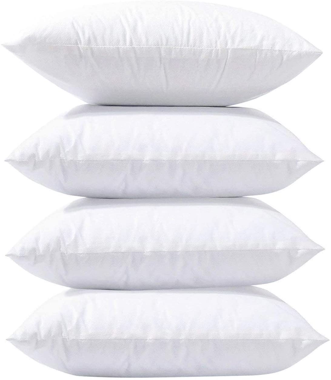 Phantoscope Hypoallergenic Microfiber Throw Pillows 18×18-Inch, 4-Pack
