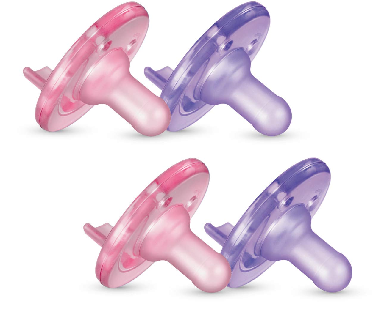 Philips Avent BPA-Free Silicone Avent Pacifier, 4-Pack