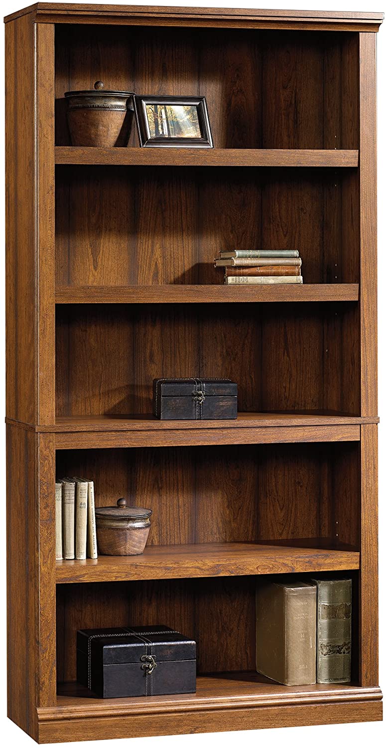 Sauder Select Recycled Adjustable Bookcase, 5-Tier