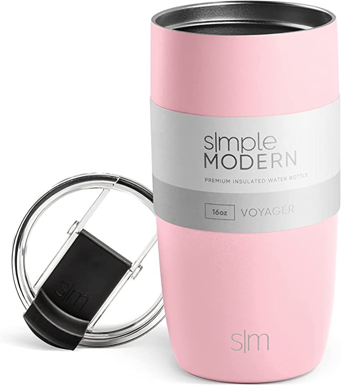 Simple Modern Vacuum-Sealed Travel Coffee Mug, 16-Ounce