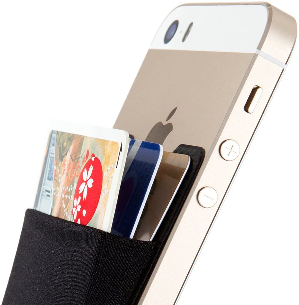 Sinjimoru Fabric Wireless Charging Compatible Phone Card Holder