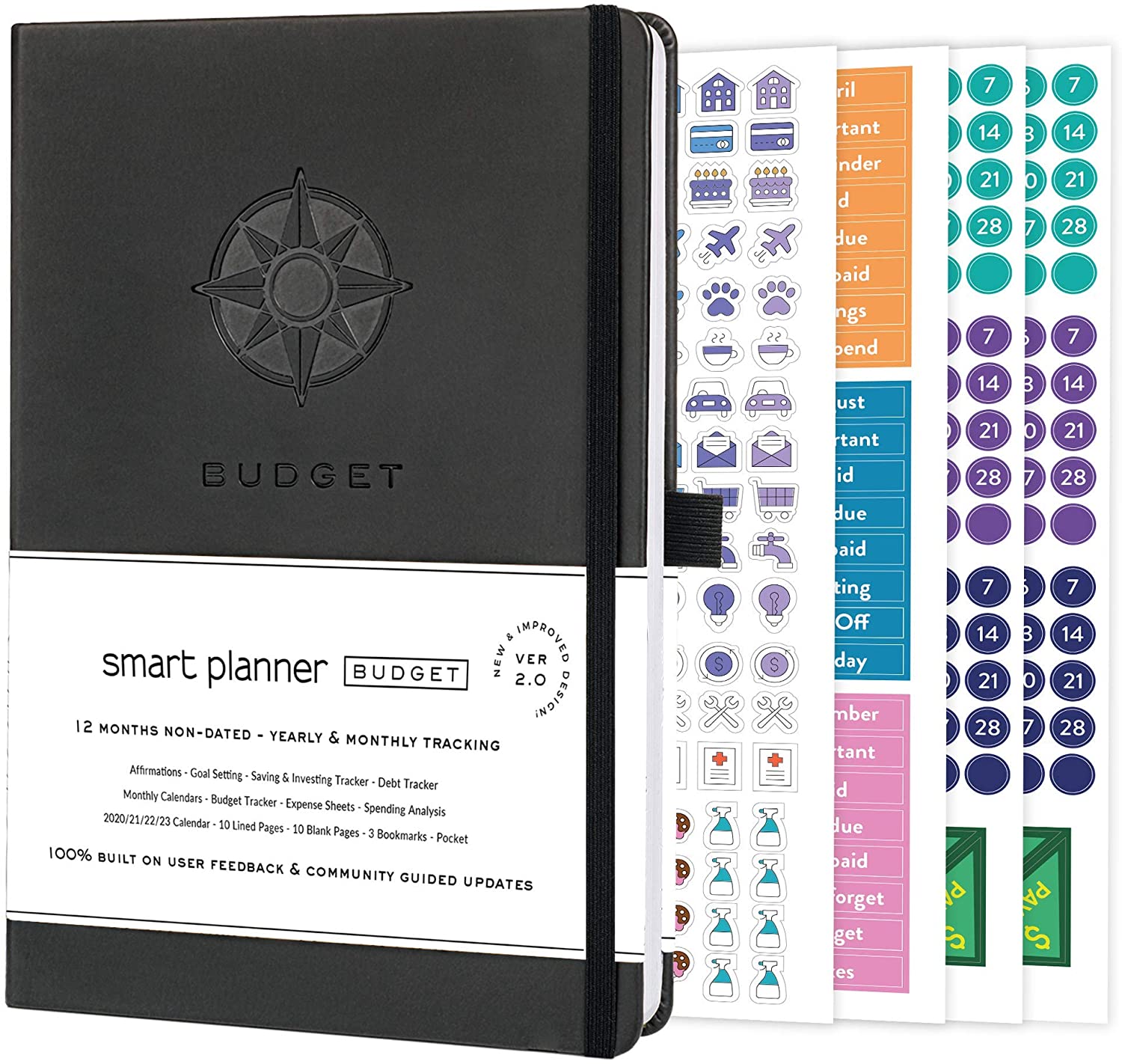smart planner Budget Financial Planner Organizer & Calendar