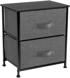 Sorbus Removable Drawers Lightweight Night Stand