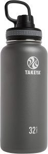 Takeya Originals Double-Wall Insulated Stainless Steel Water Bottle