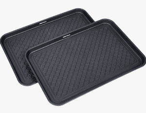 GREAT WORKING TOOLS 23.75-Inch x 15.5-Inch All-Season Indoor Shoe Tray, 2-Pack