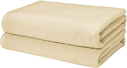 Amazon Basics Linen Quick-Dry Soft Towel Set, 2-Piece