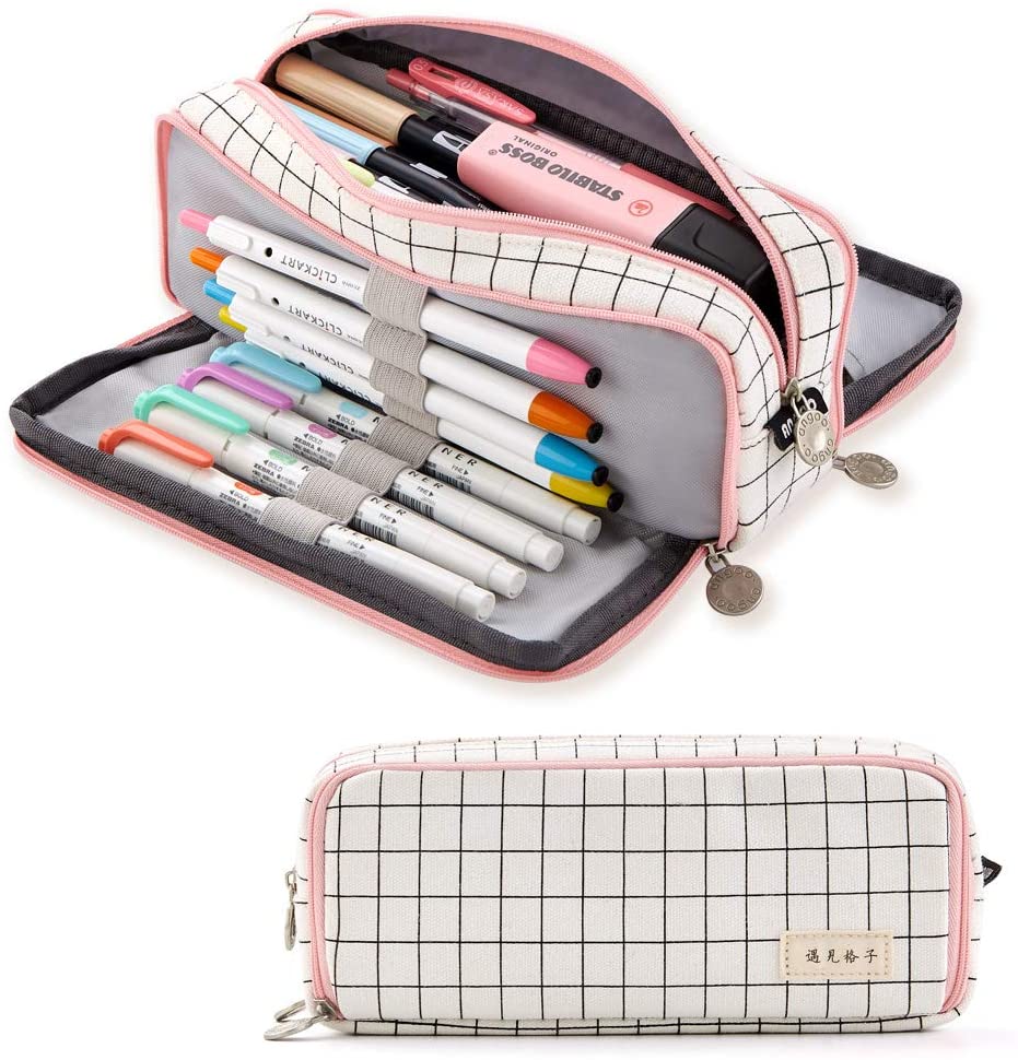 ANGOOBABY Zippered Washable Pencil Case