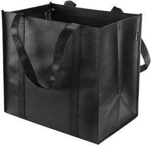 Anleo Reusable Eco-Friendly Grocery Tote Bags, 6-Count