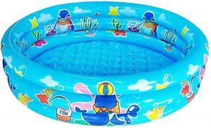 Big Summer Easy-Draining Backyard Inflatable Baby Pool