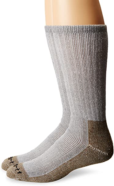 Carhartt Full Cushioned Steel Toe Boot Socks, 2-Pairs