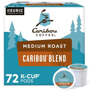 Caribou Coffee Smooth Caribou Blend Medium Roast K-Cup, 72-Count