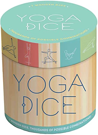 Chronicle Books Yoga Dice Yoga Pose Game, 7-Piece
