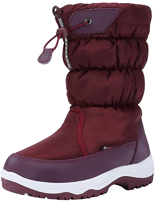 CIOR Fur Lined Anti-Slip Snow Boots