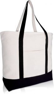DALIX Daytime Essential Grocery Tote Bag