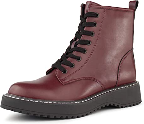 Hawkwell Side-Zip & Lace-Up Combat Boots For Women