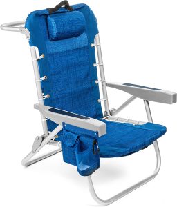 Homevative Easy Carry Adjustable Beach Chair