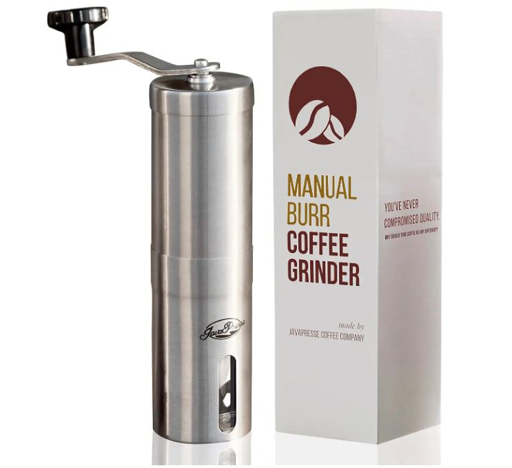 JavaPresse Hand Crank Portable Coffee Grinder