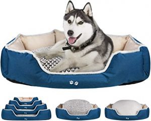 KROSER Reversible Pillow Extra-Large Cooling Dog Bed
