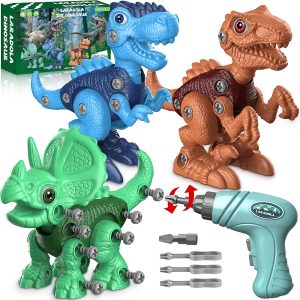 Laradola Dinosaur Figure Construction Toys For 5-Year-Old Boys