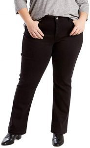 Levi’s Classic Straight Mid Rise Jeans For Plus-Size Women
