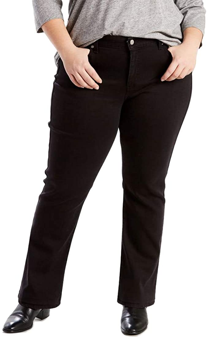 Levi's Classic Straight Mid Rise Jeans For Plus-Size Women