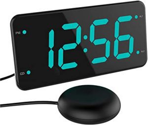 LIELONGREN Large Display Heavy Sleeper Alarm Clock