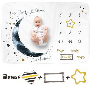 Luka&Lily Fleece Polyester Month To Month Baby Blanket
