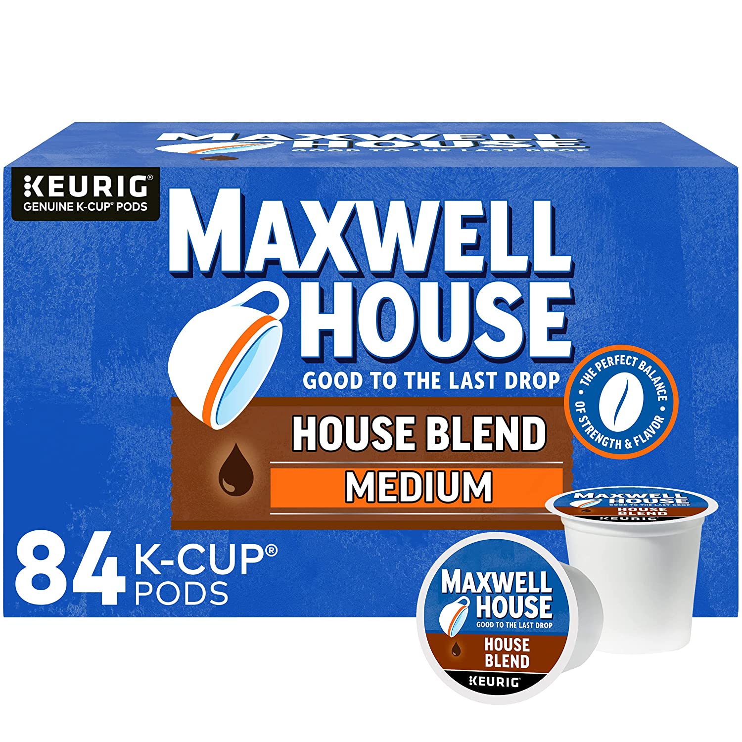 Maxwell House Certified Kosher Medium Roast K-Cup, 84-Count