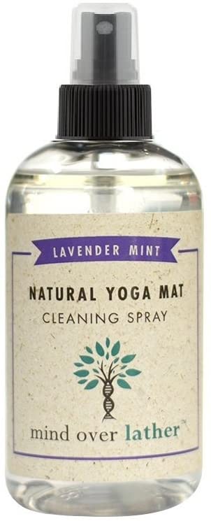 Mind Over Lather Essential Oil Infused Yoga Mat Cleaning Spray, 8-Ounce